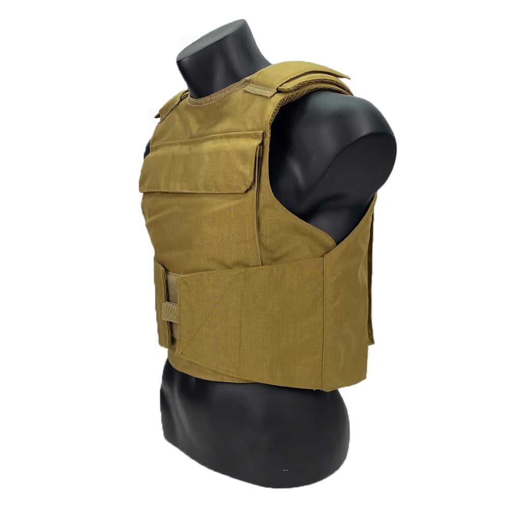 Custom khaki Bulletproof Ballistic Body Armor Vest