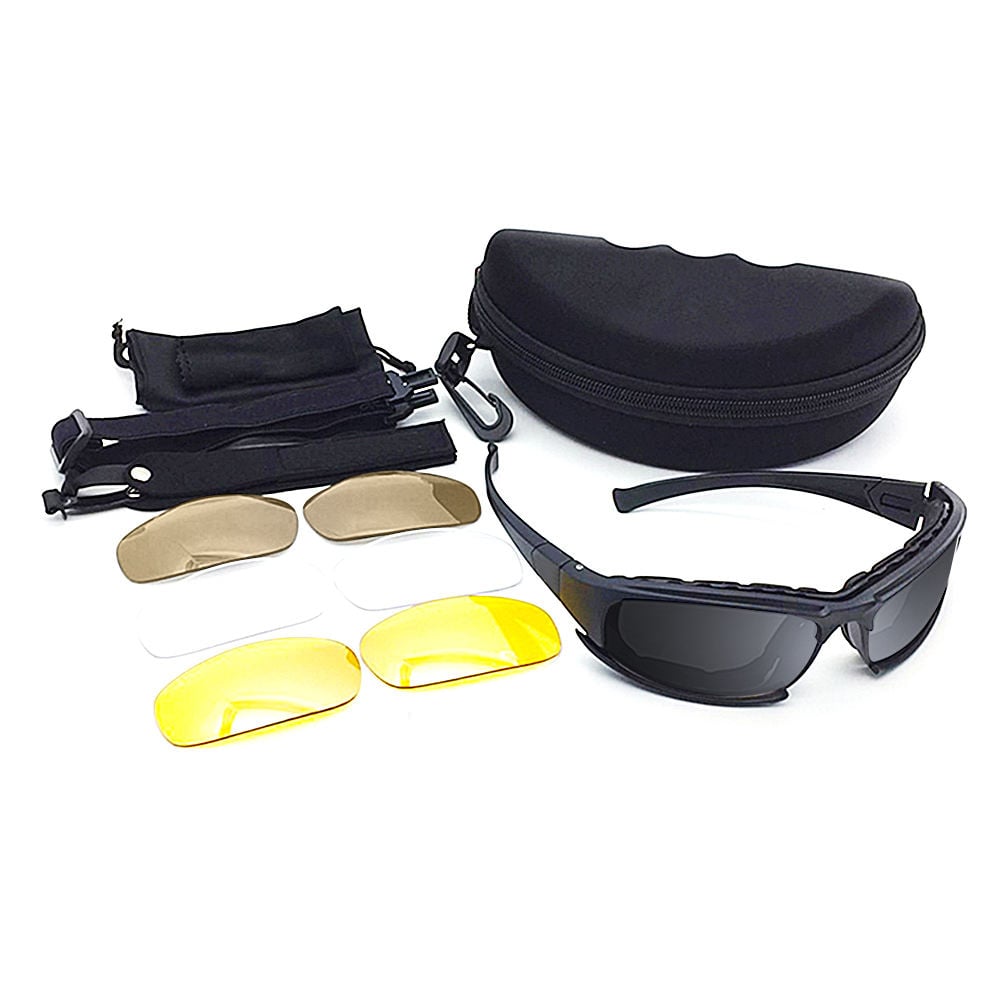 Military Army Tactical Goggles Anti Fog Interchangeable 3 Lens Polarized Sunglasses Shooting Glasses