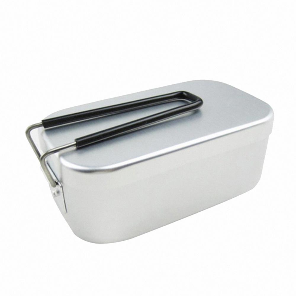 Outdoor Dining Zennison Aluminum Japanese Military Outdoor Kitchen Bento Lunch Box Container Mess Tin1
