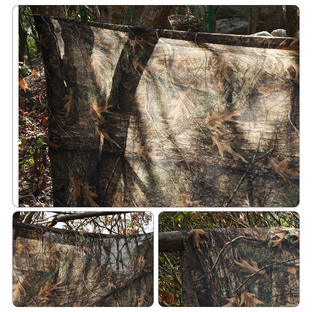 Camo Netting Burlap Cradle Military Camouflage Mesh Netting for Camping & Hunting