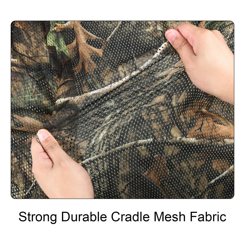 Camo Netting Burlap Cradle Military Camouflage Mesh Netting for Camping & Hunting