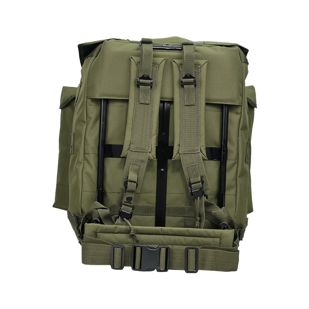 Large Olive Drab Tactical Rucksack Pack ALICE Backpack With Metal Frame