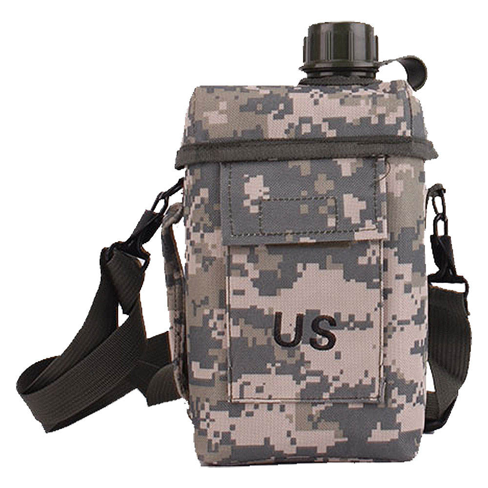 US Three Piece Set Tactical Thermal Insulation Outdoor Drinking Canteen Water Bottle