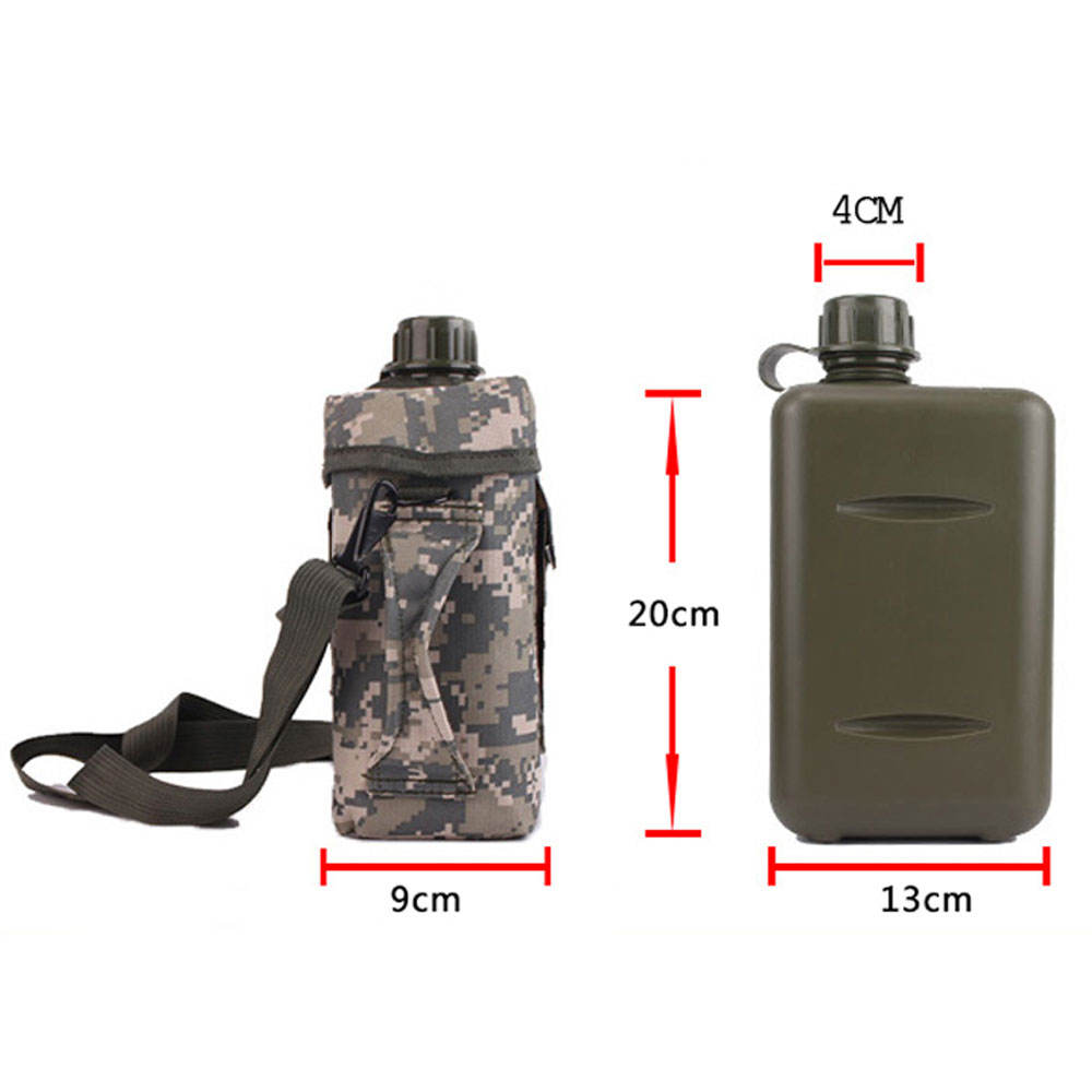 US Three Piece Set Tactical Thermal Insulation Outdoor Drinking Canteen Water Bottle