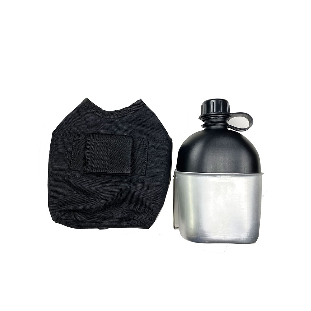 G.I. 3 Piece 1 Quart Plastic Canteen Kit with Cover