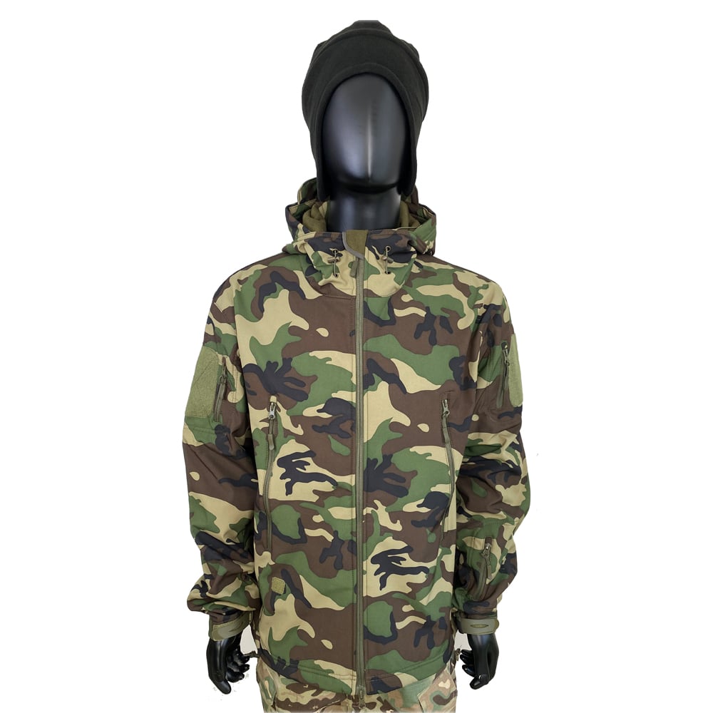 Military Outdoor Softshell Jacket Jungle Camouflage