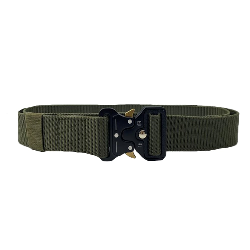 Men's Tactical Belt Heavy Duty Webbing Belt Adjustable