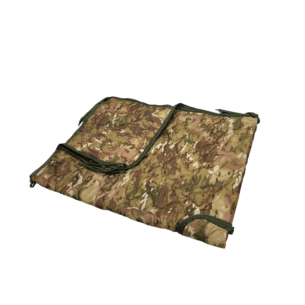 Poncho Liner with Zipper CP camouflage