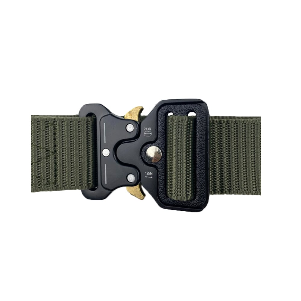 Men's Tactical Belt Heavy Duty Webbing Belt Adjustable