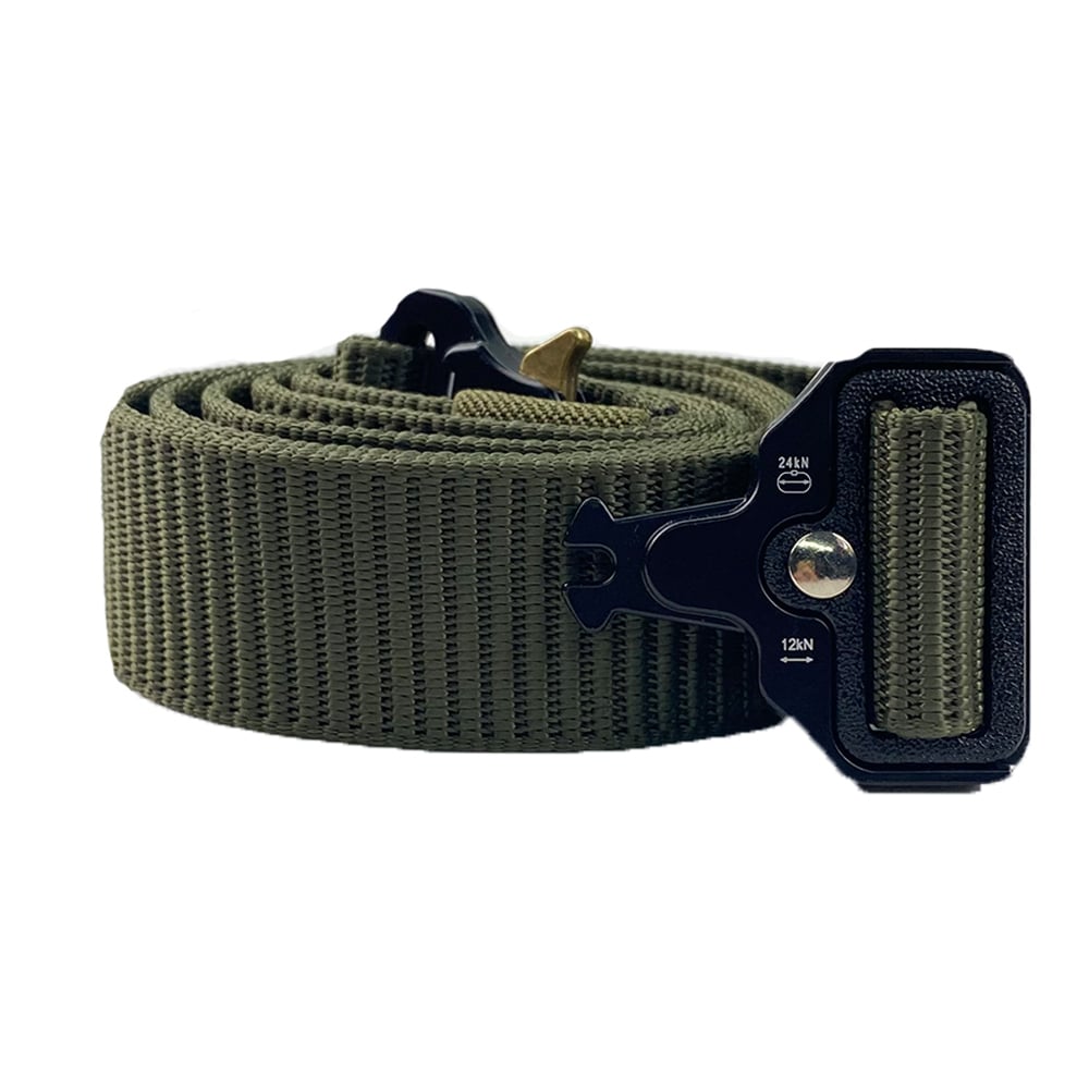 Men's Tactical Belt Heavy Duty Webbing Belt Adjustable