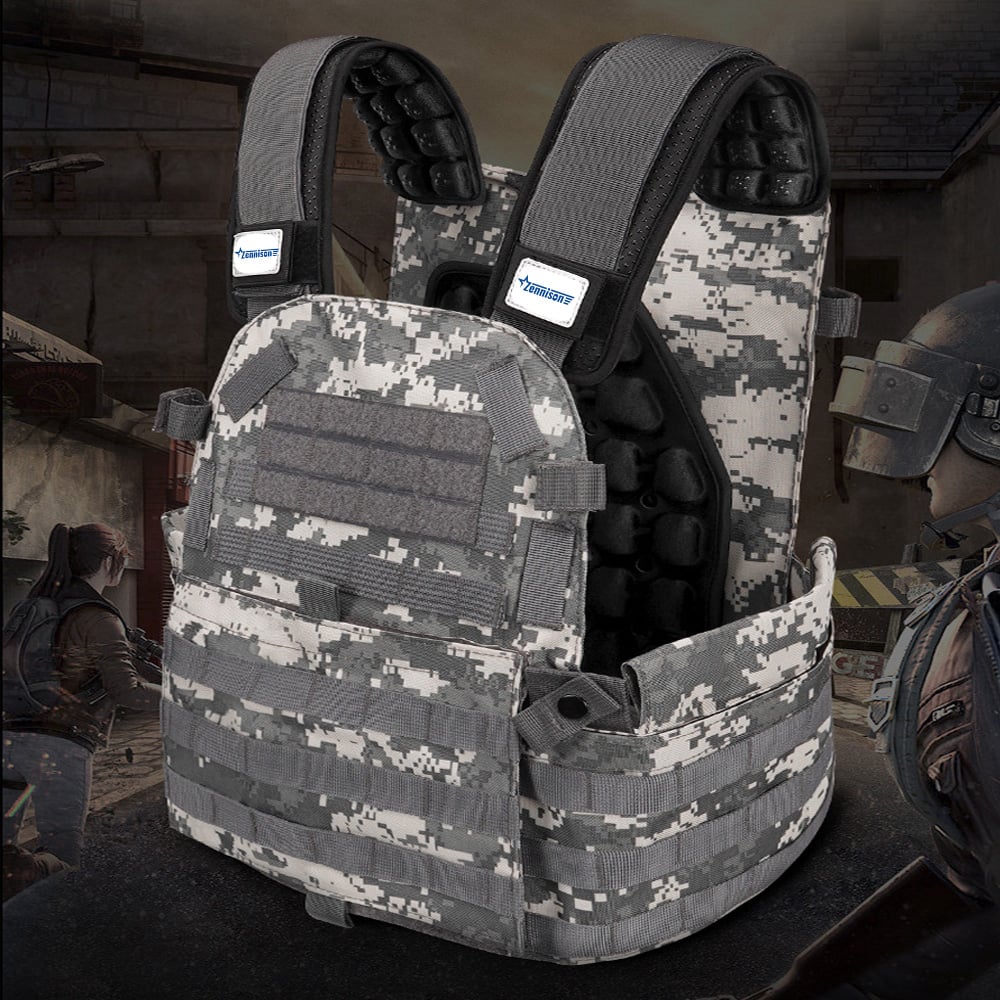 Tactical Vest Plate Carrier Protection Airbag Pad