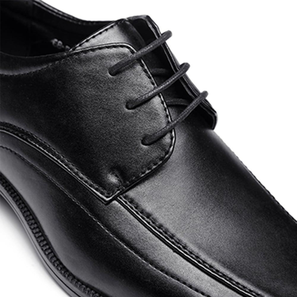 Wholesale Military Officer Black Genuine Leather Business Shoes