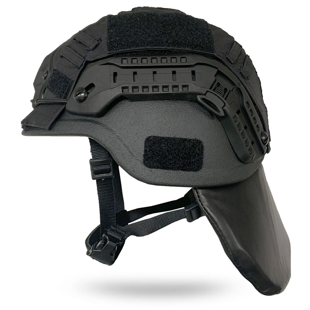 PASGT/MICH/FAST Helmet Ballistic Neck Guard NIJ level IIIA Soft Neck Protector