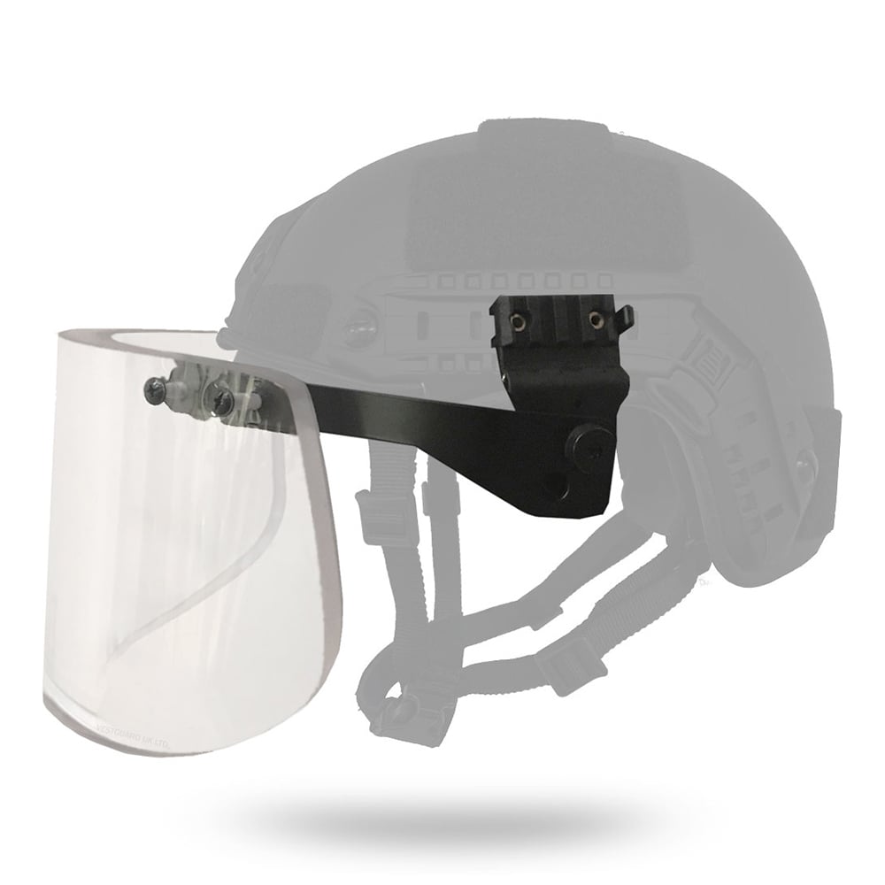 Ballistic Helmet Visor Rail Fit Ballistic Helmet Accessories Face Shield