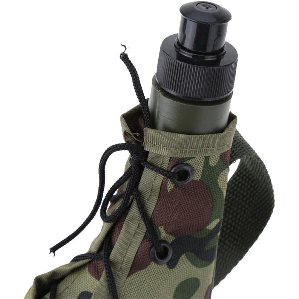 Customized Outdoor Hiking Plastic 800ML Camping Canteen Water Bottle Camouflage