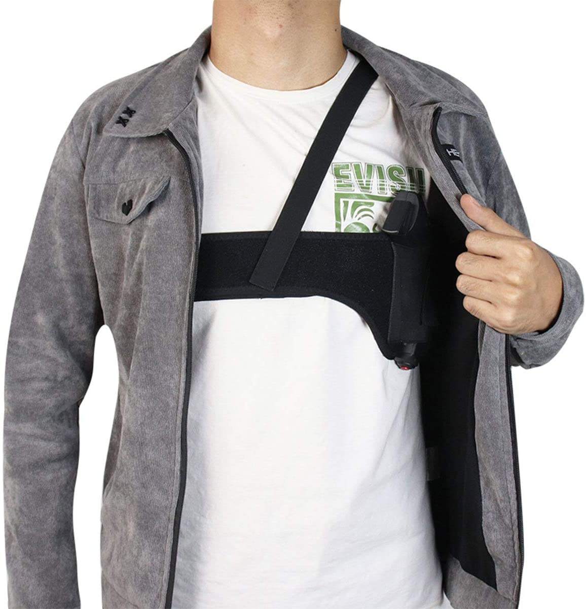 Concealed Carry Gun Pouch Waist Bag Invisible Belly Band Gun Holster