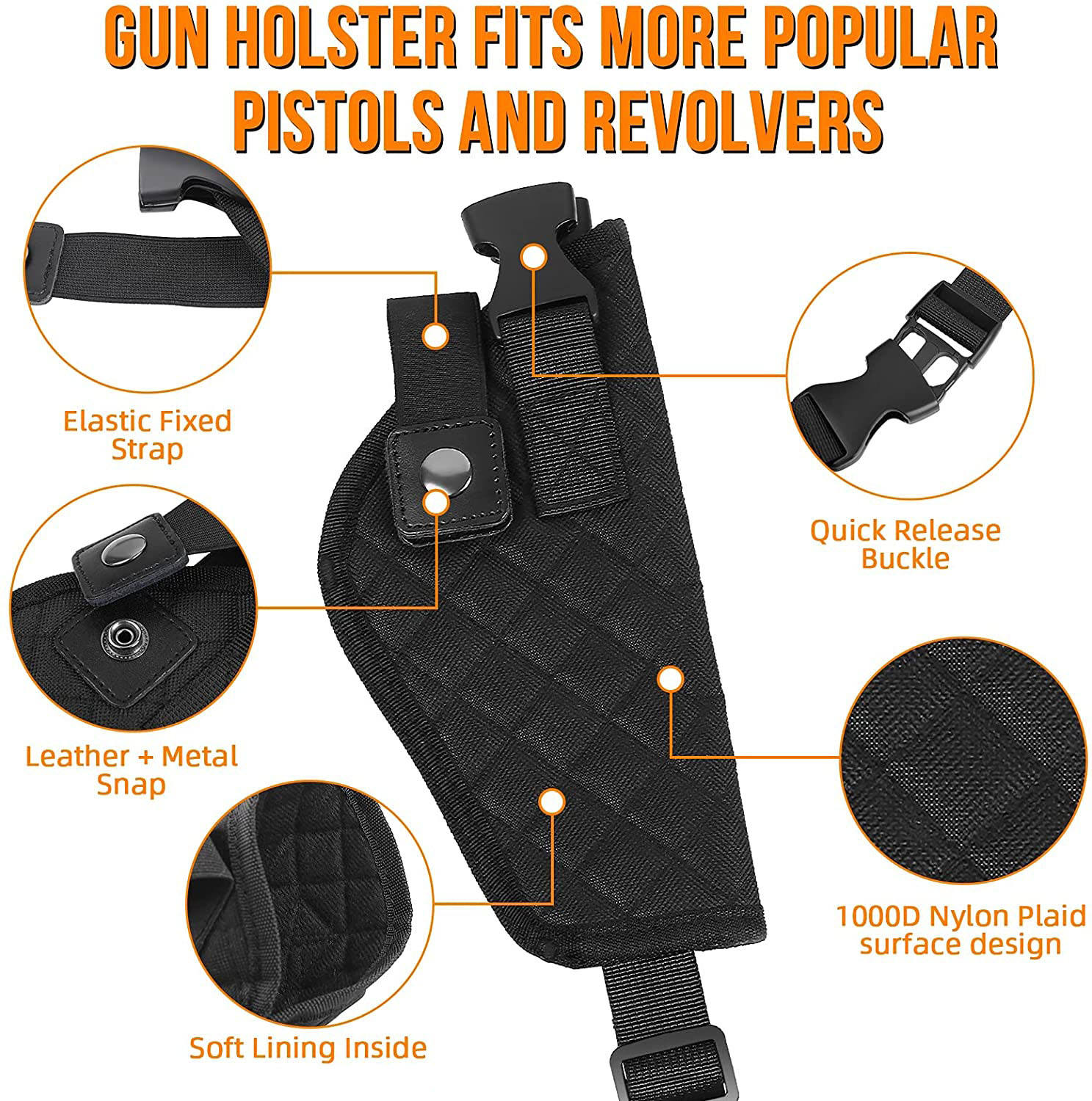 Carry Concealed Holster Carry Adjustable Shoulder Tactical Gun Holster