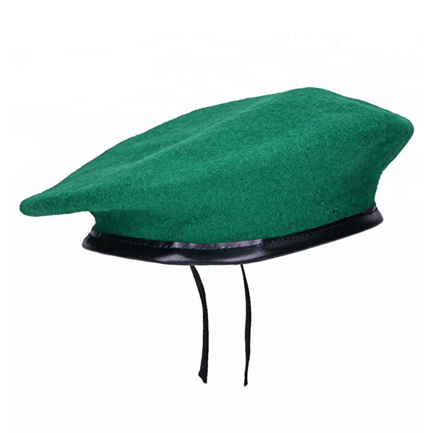 Custom Logo Cheap High Quality Red Black Green Beret Hats Wool Outdoor