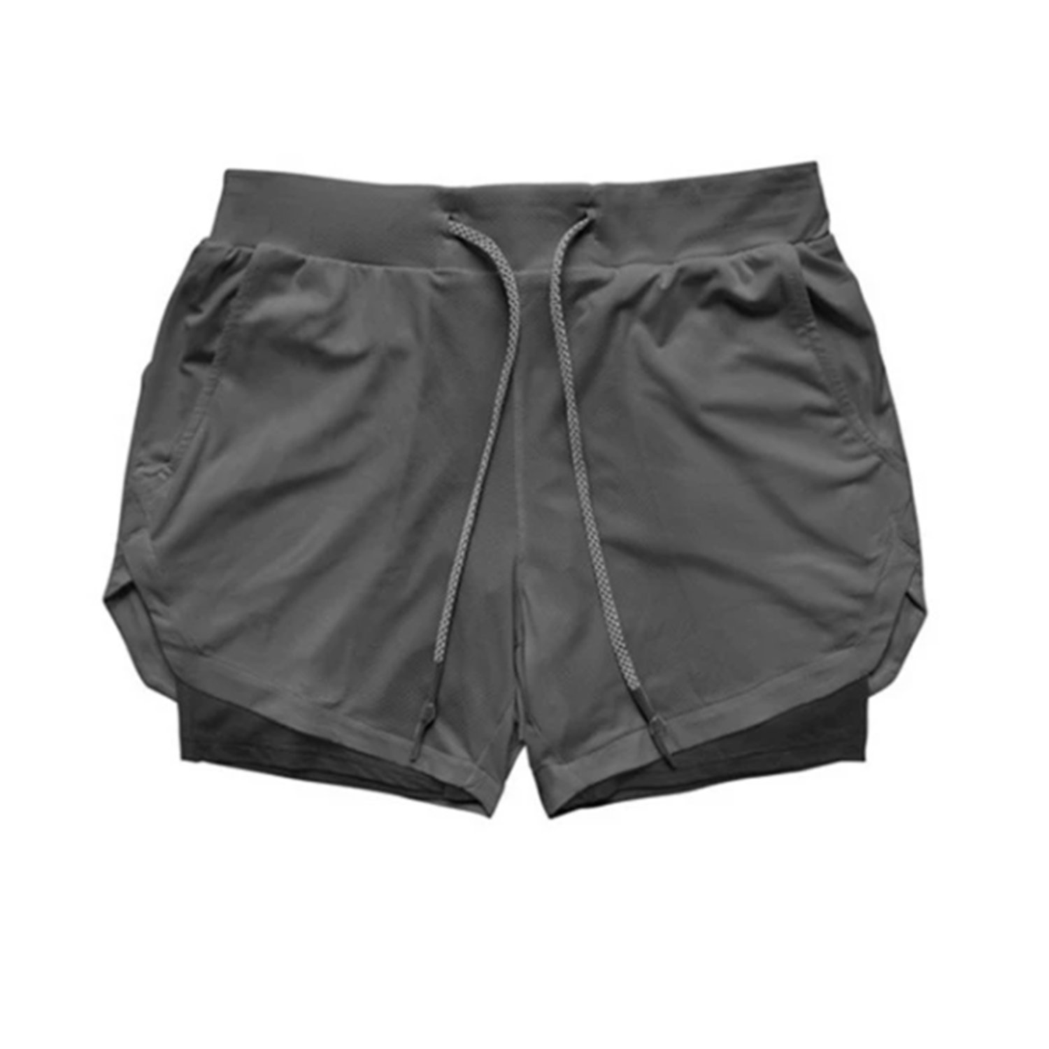 Tactical Army Training Dual Layer Breathable Mesh Fitness Gym Sport Camo Shorts