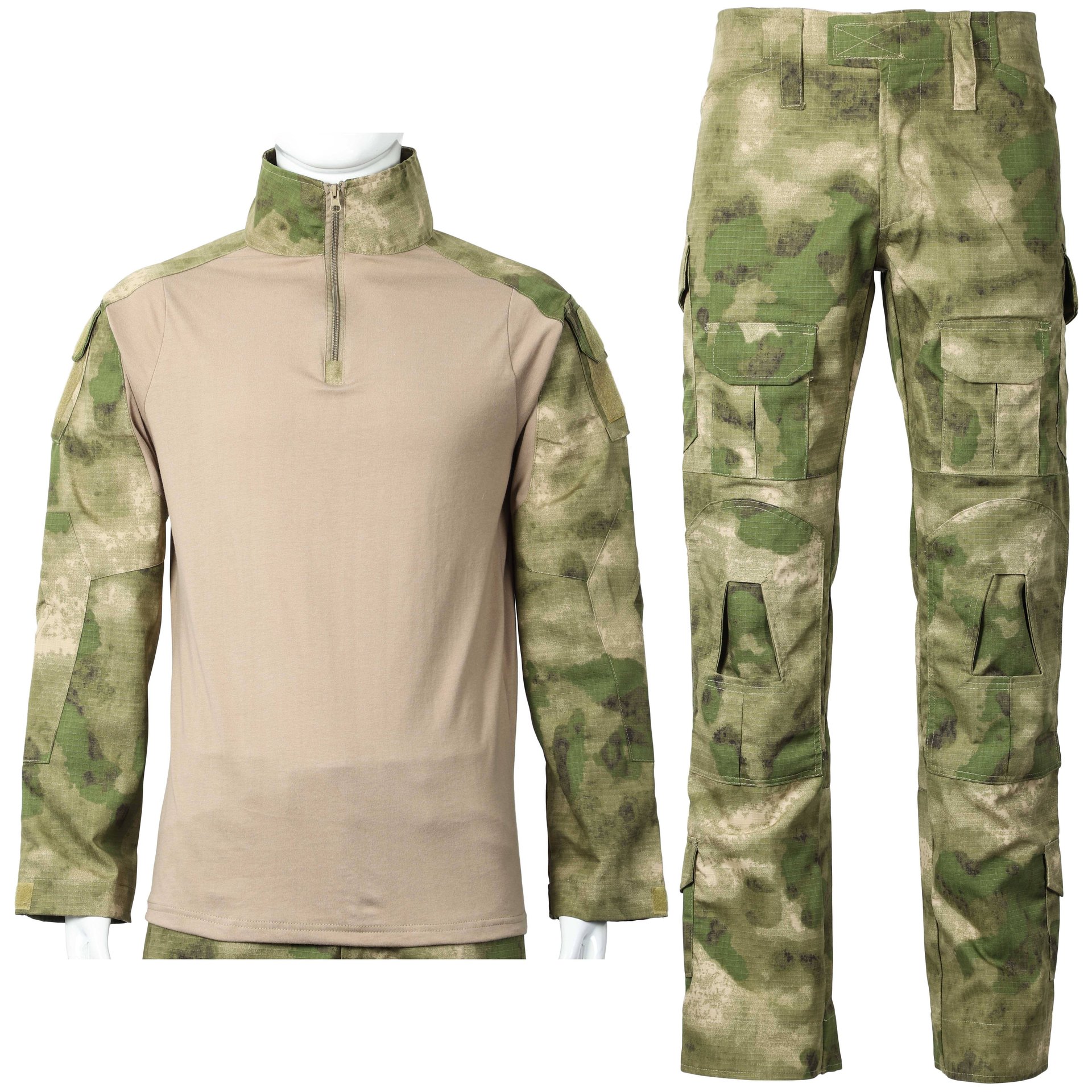 Wholesale G2 G3 Camo Polyester Cotton Combat Suit Tactical Uniforms Frog Suits