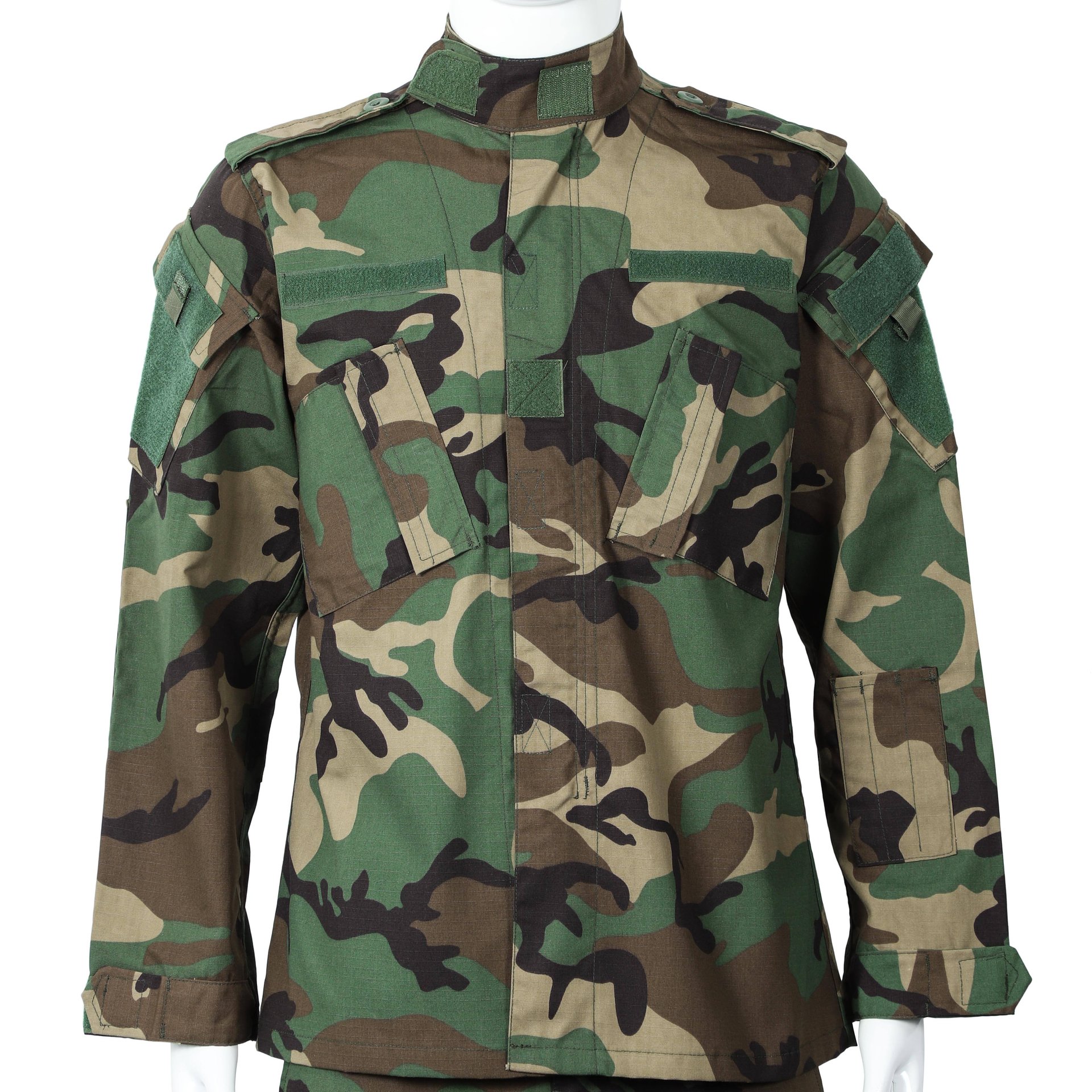 Woodland Camo American Uniform 65/35 TC Combat Camouflage Suit Tactical Uniform