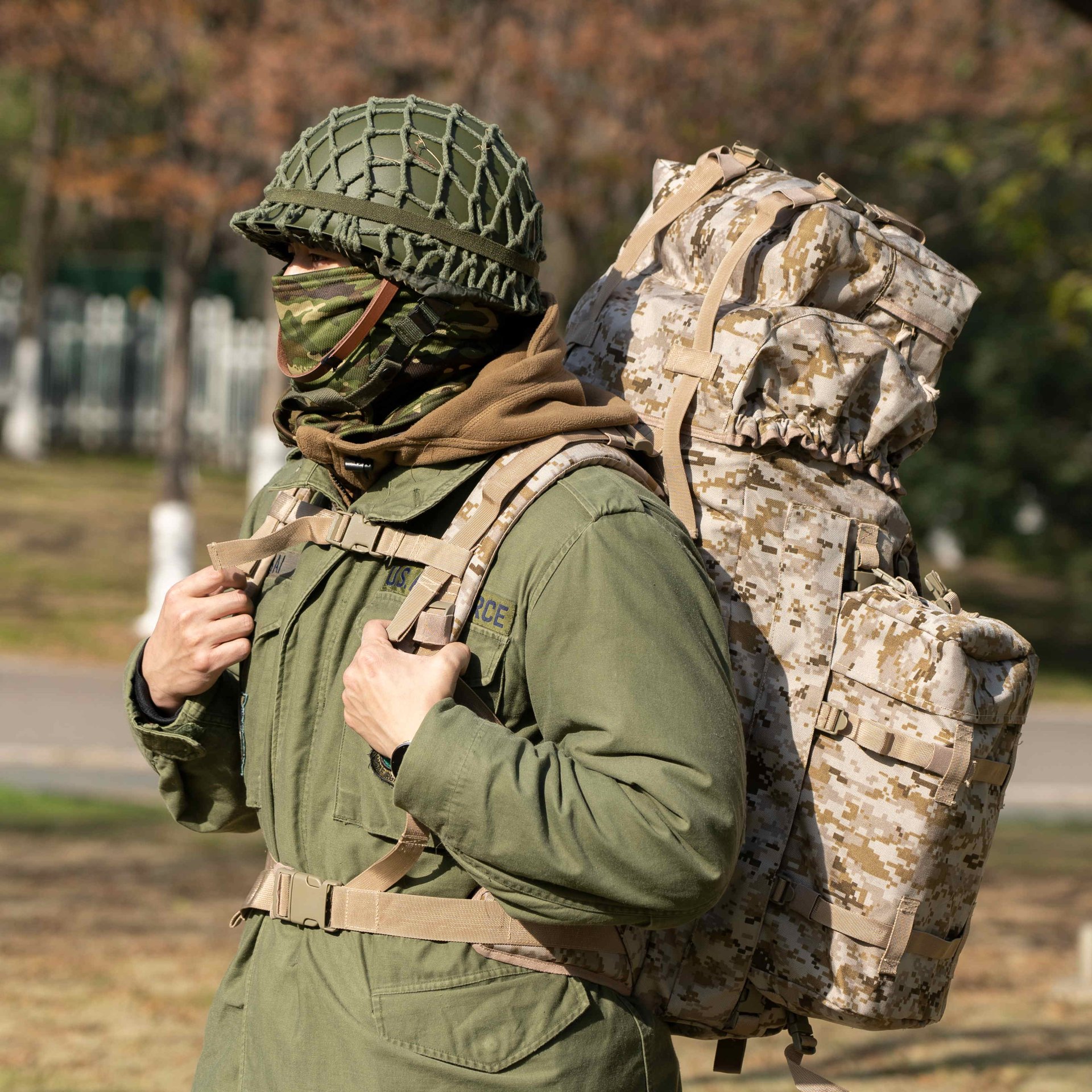 Army Survival Combat Rucksack Digital Desert Alice Backpack