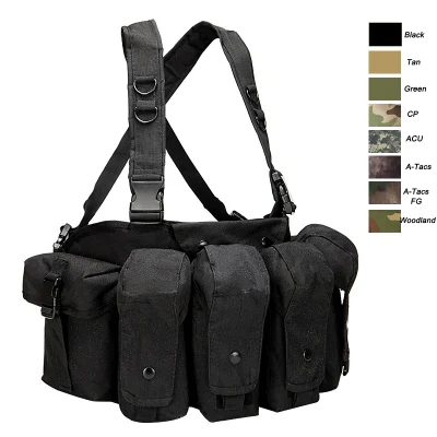 Wholesale Multi-Function Special Forces Military Combat Chest Rig Tactical Vest