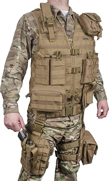 Outdoor Loaded Gear Tactical Vest & Leg Platforms