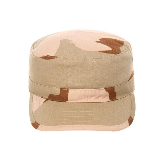Tri-Color Desert Camouflage Tactical Military Cap