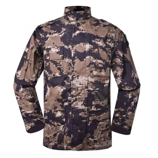 Jordanian Civil Defense KA2 Blue-Grey Digital Camouflage BDU Uniform