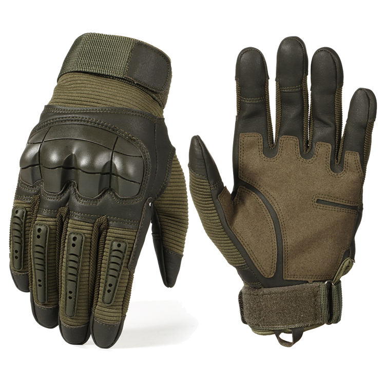 Outdoor Full Finger Hard Knuckle Perfect Design Tactical Hunting Combat Gloves