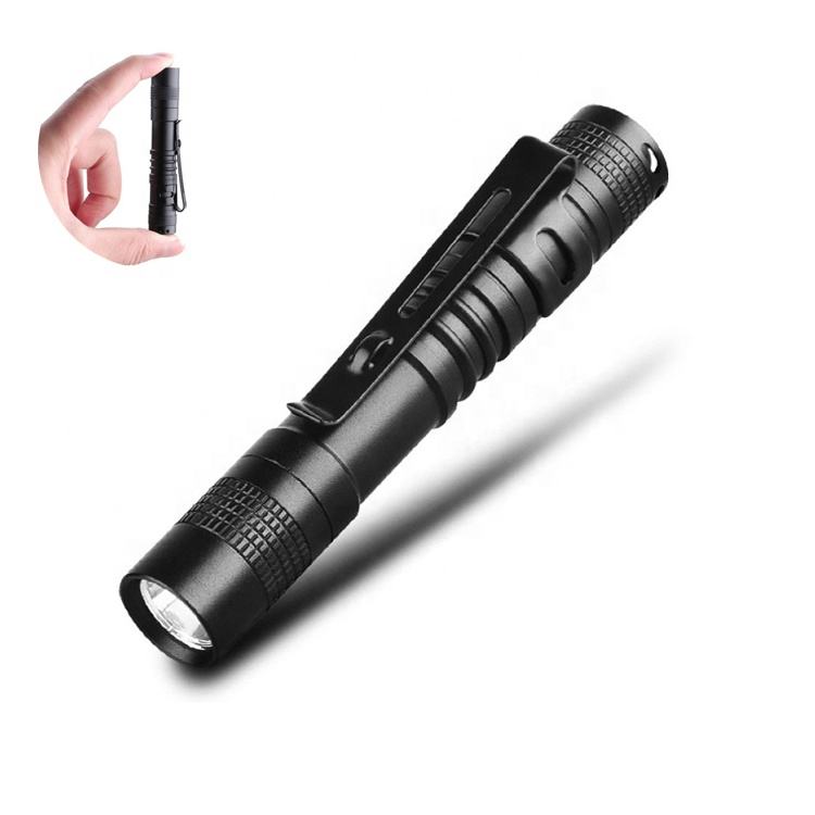 Outdoor Emergency AAA Battery LED Torch Light Tactical Pen Light Small Mini Flashlight