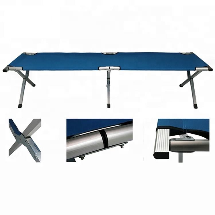 Portable Outdoor Adjustable Military Cot Folding Camp Bed