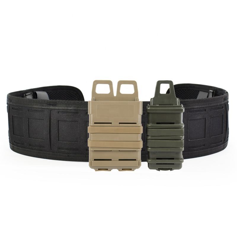 Outdoor Tactical Waist Belt Multifunction Girdle With Laser Cut Molle System