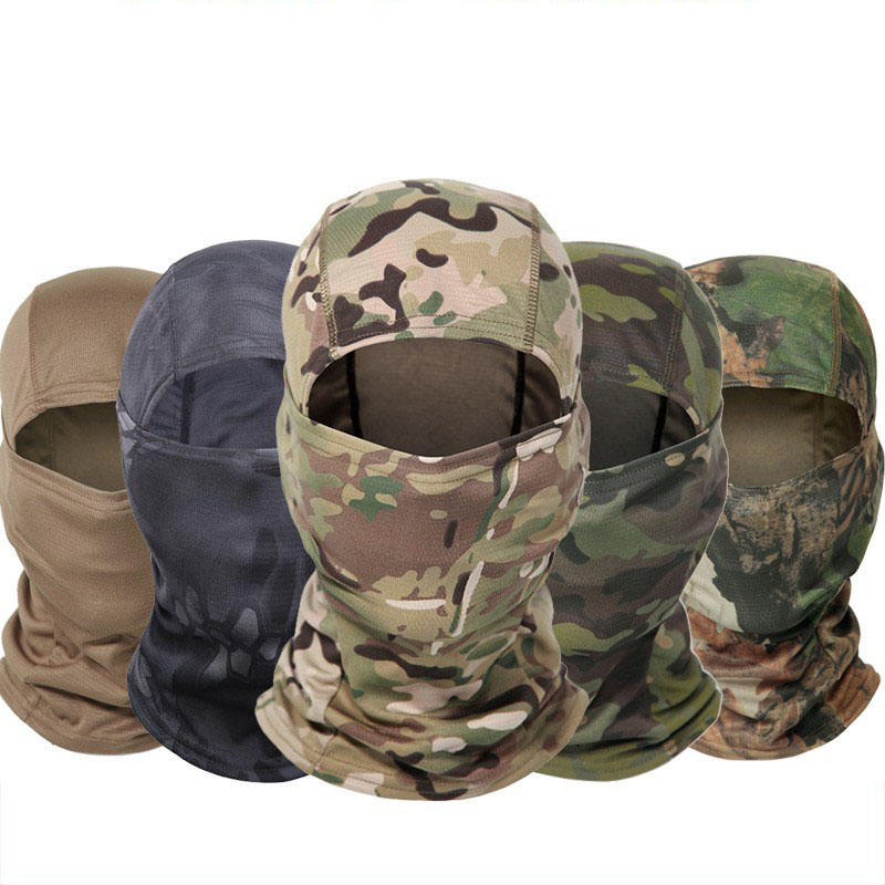 Camouflage Bandana Tactical Neck Gaiter Face Mask Cover Balaclava Hood