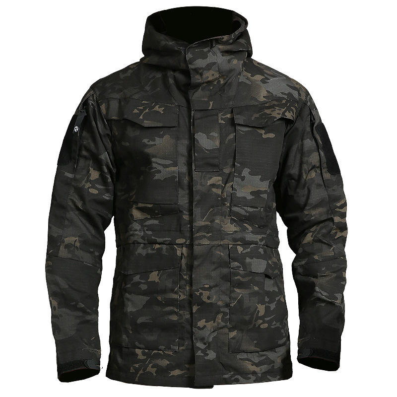 Outdoor Tactical Camouflage Jacket Waterproof Coat Multicam Uniform