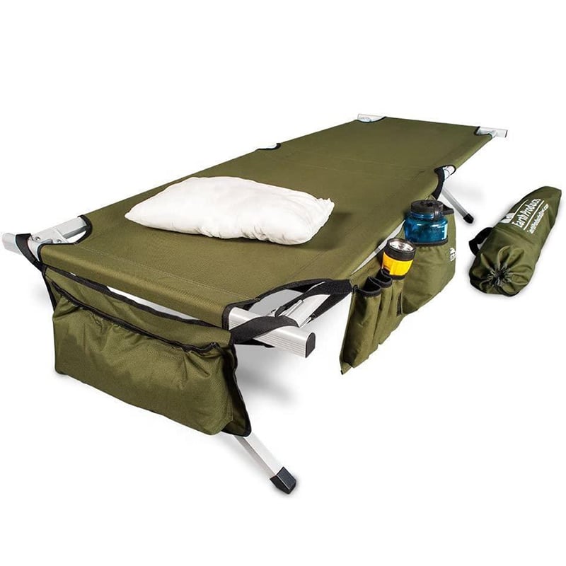 Army Outdoor Reinforced Camping Equipment Folding Bed Cot