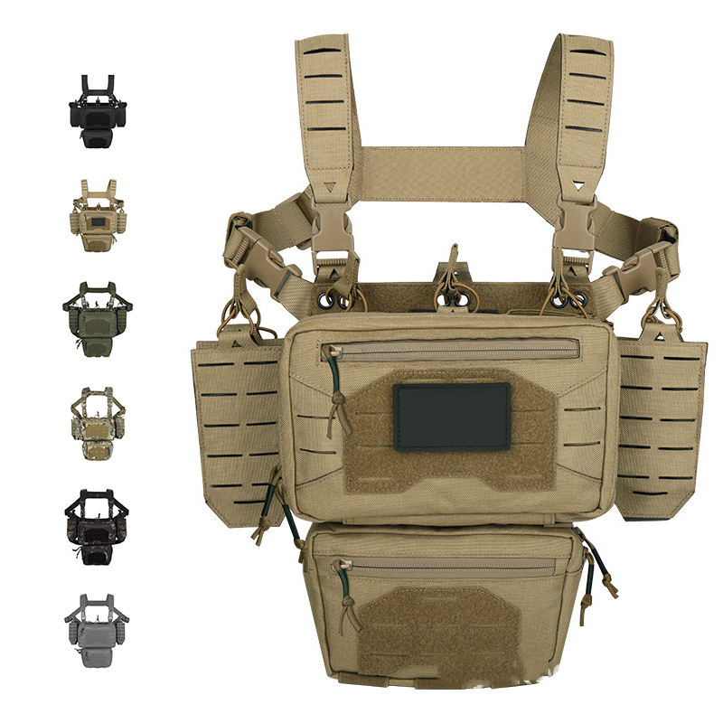 Outdoor Hunting Adjustable MOLLE Chaleco Tactico Equipment Multicam Tactical Chest Vest Rig