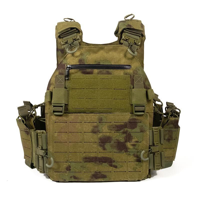 Laser Cut Molle System 1000D Nylon Tactical Quick Release Plate Carrier Vest