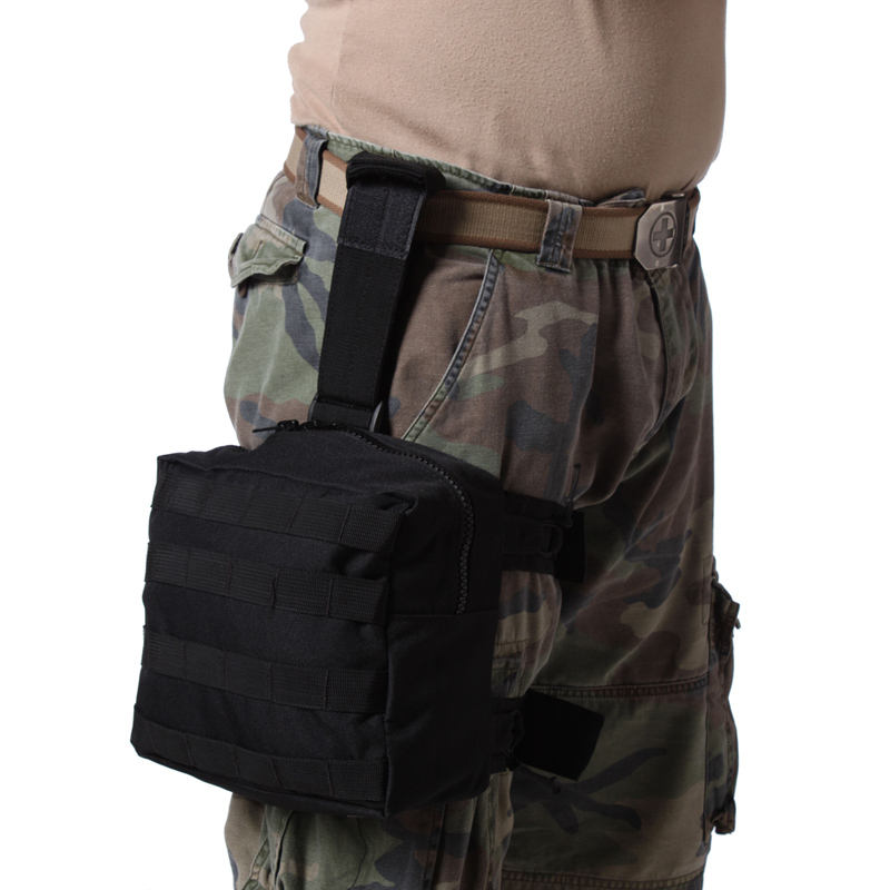 Tactical Drop Leg Bag MOLLE Pouch Thigh Pack Outdoor