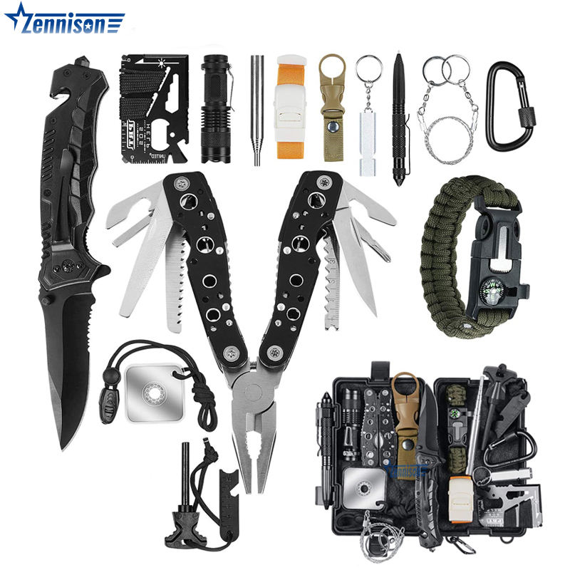Camping Survival Kit Tactical Emergency Survival Gear Kit