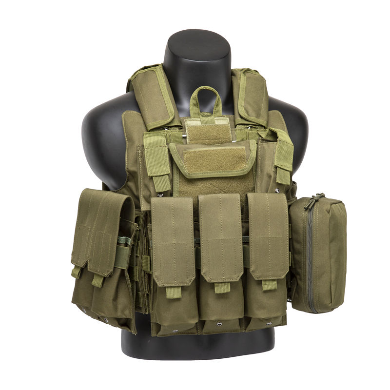 500D Cordura Nylon Multicam Vest Camouflage Tactical Combat Vest