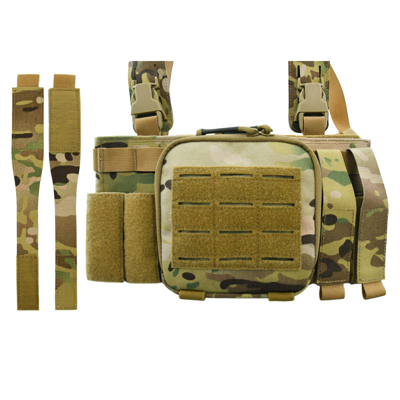 Light Weight Quick Release Outdoor Tactical Chest Rig Vest with Mag Pouch