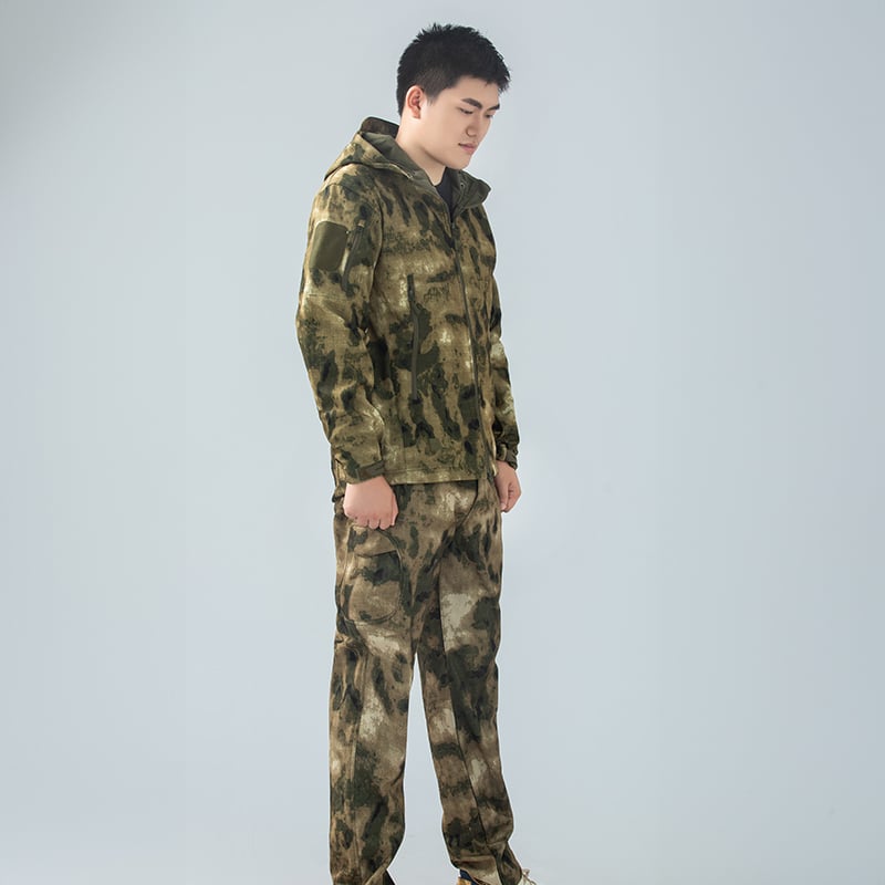 Russia Camo Custom Wholesale Winter Softshell Men Tactical Jacket
